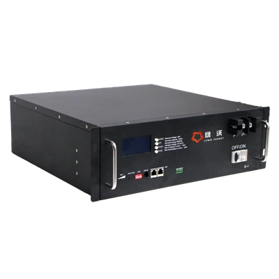 48V100AH ​​baterija postavljena na stalak